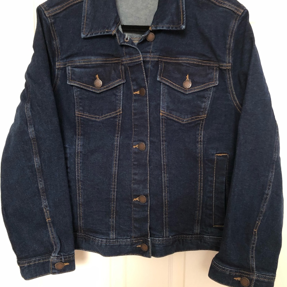 Jean Jacket. Joe Fresh Dark Denim Jacket. Size 1X. New without tags.